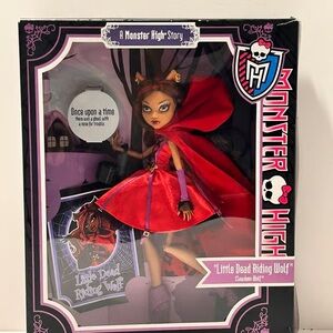 Monster High Red and Purple Little Dead Riding Wolf Doll